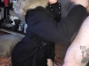 Milf Gagging in fur coat 15/16