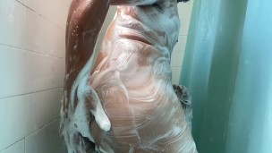 Soapy Shower Ass Play