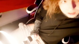 Cute Twink Femboy Makes Cummy Ice-lollys
