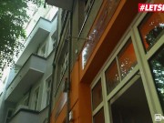 HORNY HOSTEL - Sexy Blonde Emily Cutie Gets Her Pussy Covered In Cum Full Scene