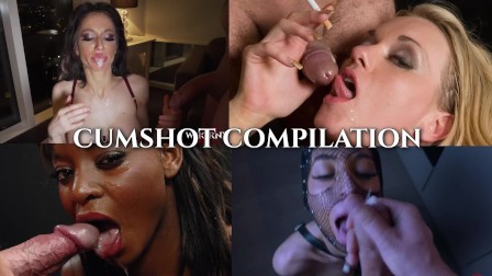 Cum in Mouth Compilation Hot Babes Thirsty for Cum getting Fucked - WHORNY FILMS