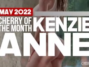 Big Boobs Cherry Of The Month Kenzie Anne Plays With Herself In The Shower And Gets Wet With A Big Dildo 1/16