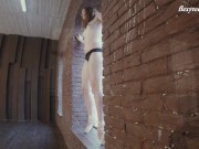 Artistic gymnastics completely naked in the studio by Rita 13/16