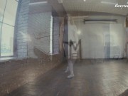 Artistic gymnastics completely naked in the studio by Rita 9/16