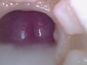 Super cum in vagina. Excellent internal camera 15/16