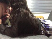 KittyPop drops out of college and her friend fucks her face 4/16