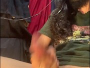 Bitting my lips before I cum! 9 inch cock big dick cumming hard. long hair long dick. bbc bwc blc