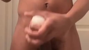 Quick edge with huge cumshot 