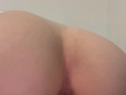 Lonely wife entertains herself with anal games with a dildo 11/16