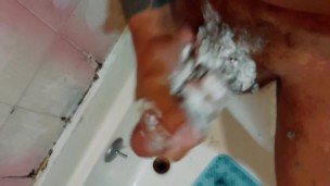 Cum on the wall