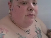 Bbw, Submissive Milf, Smoking in tub 6/16