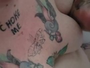 Bbw, Submissive Milf, Smoking in tub 9/16