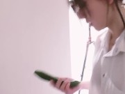 （異物挿入）オナニーが好きなえちえち日本人女子、人参挿入して痙攣絶頂（Hentai流出）당근 삽입♡과 오르가즘일본어 아마추어 헨타이 섹스 3/16