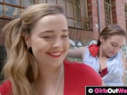 Big titted babes pleasure each other 4/16