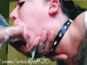 Sloppy face fucking roleplay