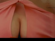 While he is in the shower!  4/16