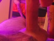 Pre-game deepthroat , she loves gagging on this cock 8/16