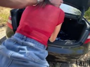 rough fucking insanely squirting nymphomaniac in anal right on the road 7/16