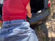 rough fucking insanely squirting nymphomaniac in anal right on the road 8/16