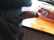 visiting a friend decided to masturbate quietly 