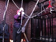 4k Jamie and denise femdom play with two gents 3/16