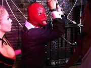 4k Jamie and denise femdom play with two gents 5/16