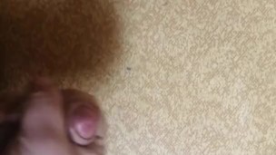 Jerking off and big cum