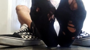 Vans effect! Sweaty feet destroyed socks !