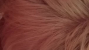 Cute blonde gives sloppy deepthroat, rides and takes it doggystyle