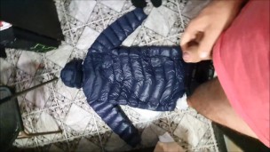 Cum my puffy down coat