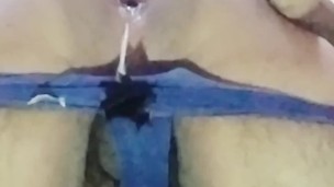 Sissy CD fucks and gapes her ass