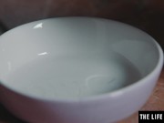 Watch this pretty pussycat finger her wet slit to a wild orgasm 1/16