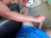 Hot EBONY WIFE Meets a STRANGER in a Hotel - Playing with BBC, Window Wide Open 8/16