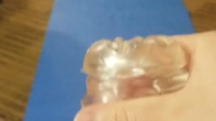 Cumshot goes the distance!