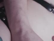 PUSSY DESTRUCTION! Double Vaginal Cock and Dildo, Creampie and FISTING Using CUM As Lube 12/16