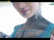 Erotic photoshooting behind the scene - FULL FREE CLIP YOUTUBE: Lily Lu + Kinky Life / sexy SFW ink 1/16