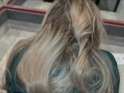 estudiante descubierta dedéandose en el baño de la escuela y termina cogiendo con su maestro. Vol #1 14/16