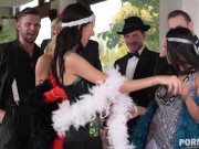 Wild Hardcore New Years Eve DP Orgy with Gorgeous Babes Polly Pons Shalina Devine and Alyssa Bounty 2/16