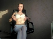 Herennia Masturbates After Removing All Her Skin-Tight Lingerie! 5/16