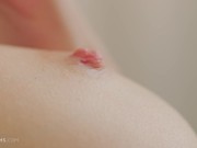 ULTRAFILMS Gorgeous Russian model Kelly Collins getting turned on and masturbating on the bed 14/16