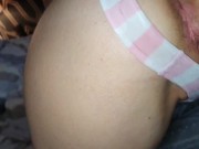 Babysitting My Loser Step Sis.. I Pulled her Panties To The Side & Creampied 15/16