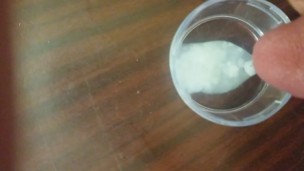 Cum in a cup