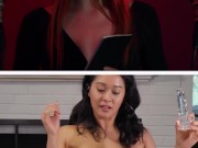 Sexy Babes Jin & Lucy Show Us How They Masturbate 4/16