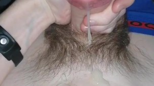 HUGE CUMSHOT while Masturbating at Night with Russian 7.5 inch dick 