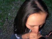 POV Blowjob with Cum in Mouth and Cum Swallowing from Student in Sportswear 10/16