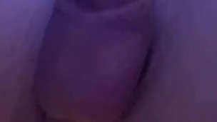 Gay boi moans and makes his bussy go plap
