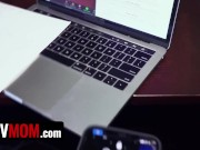 Gorgeous Busty Milf Jerk Off Stepson's Big Boner To Help Him Focus On His Studies 4/16