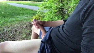 I was so horny in public, had to jerk!