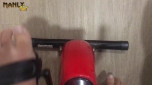 I’LL LET YOU FINISH ON MY FEET - BAREFOOT BIKE RIDING - MANLYFOOT - EXERCISE BIKE 🦶 🚲