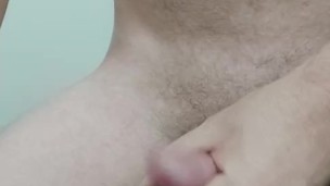 2nd attempt hands free cumshot leading to a double cumshot